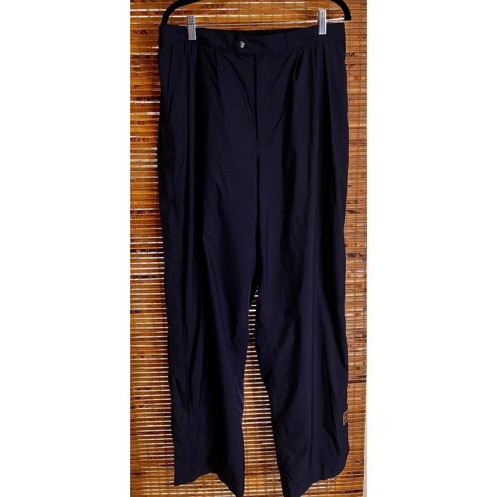 FootJoy DryJoys Mens XL Navy Blue Golf Rain Pants Performance Trousers Windbreak